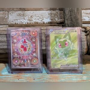 Pokemon Ascended Heroes Medicham 241 & Sprigatito 251